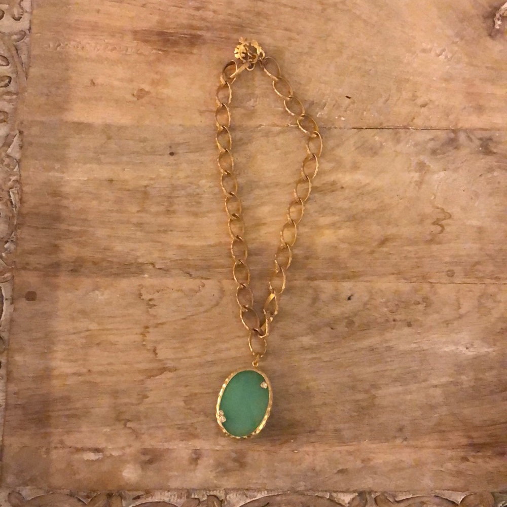 Turquoise stone necklace